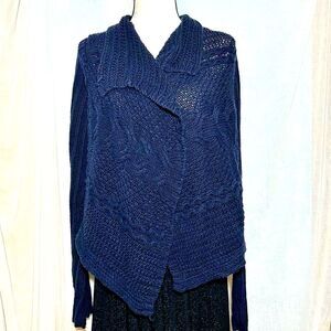 GAP Cable Knit Cardigan Sweater Sz L